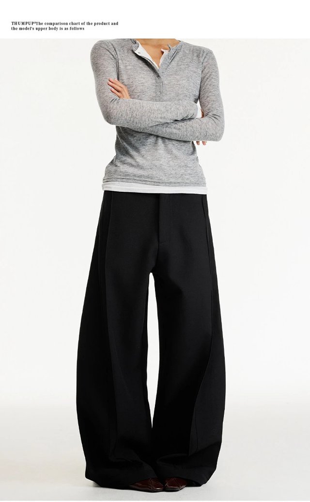Wide Leg Casual Trousers: seller detail photo 14