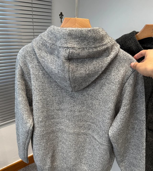Hooded Knit Cardigan: seller detail photo 12