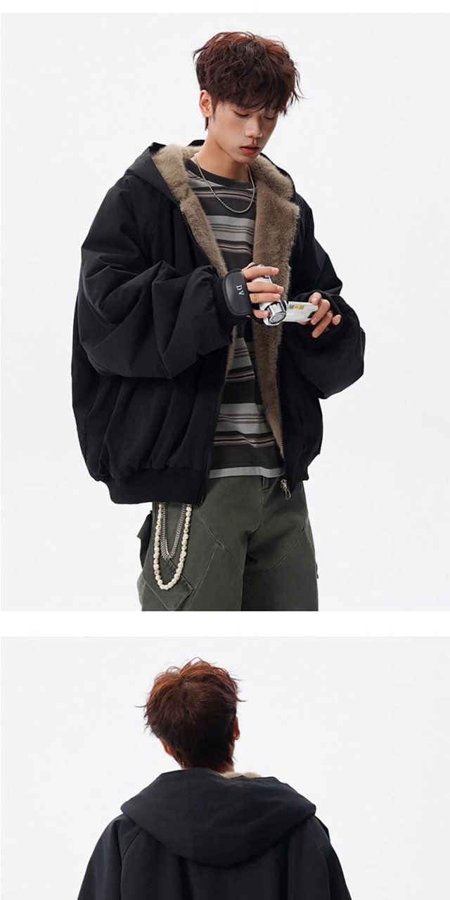 Reversible Sherpa Jacket: seller detail photo 8