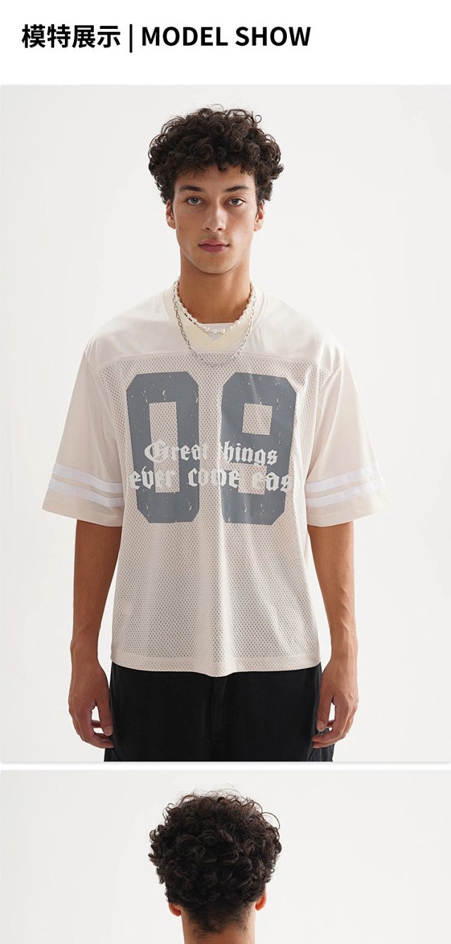 Mesh Soccer Graphic Tee: seller detail photo 3