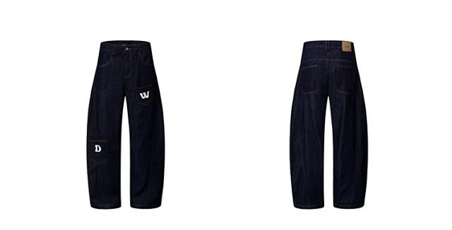Raw Denim Wide Leg Jeans: seller detail photo 3