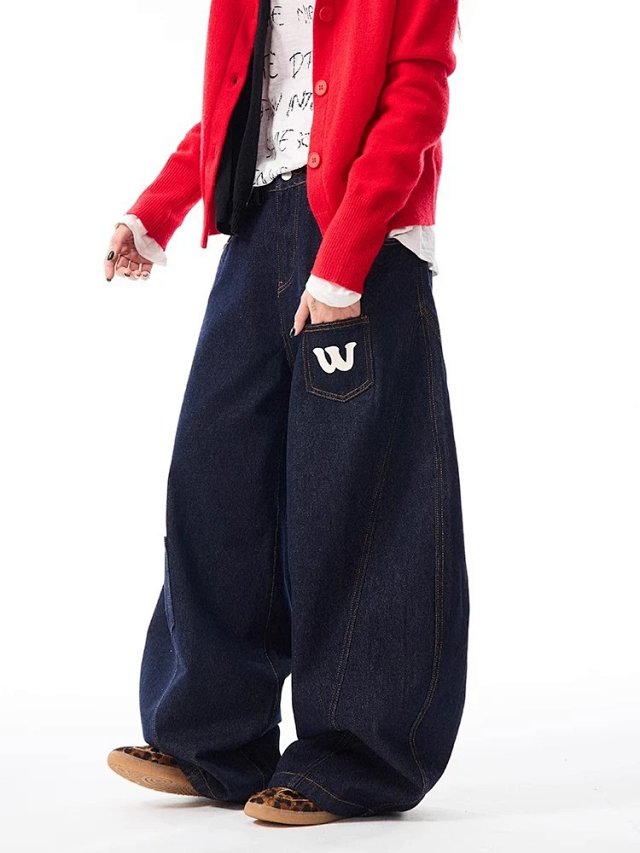 Raw Denim Wide Leg Jeans: seller detail photo 13