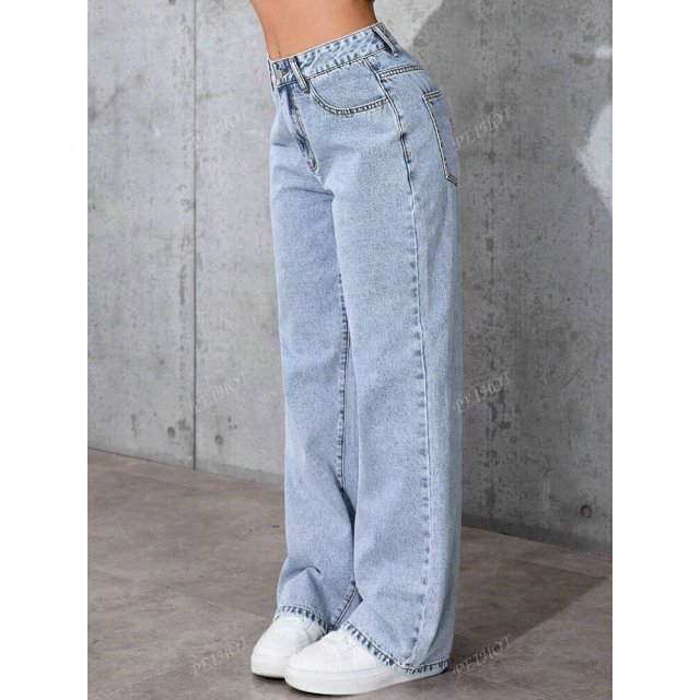 Women's High Waist Straight Jeans: seller detail photo 7