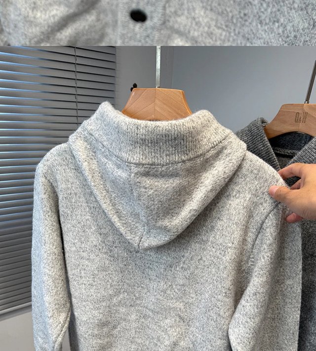 Hooded Knit Cardigan: seller detail photo 7