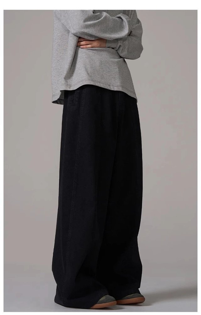Vintage Wide Leg Cargo Jeans: seller detail photo 11