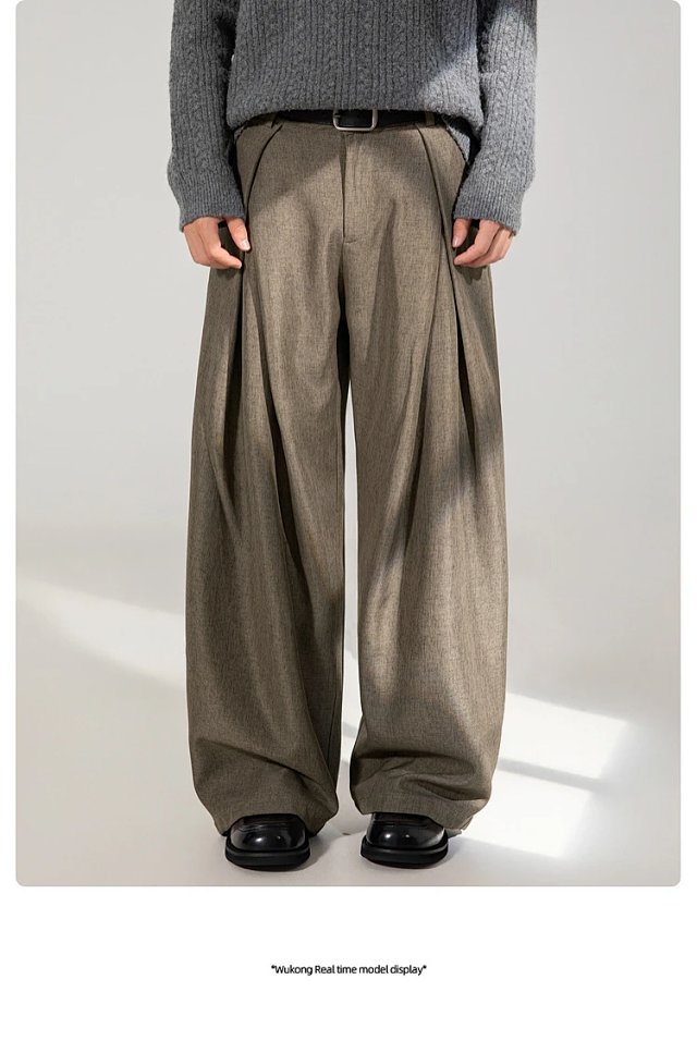 Pleated Wide Leg Trousers: seller detail photo 3