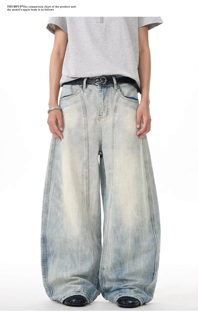 Vintage Deconstructed Baggy Jeans: seller detail photo 3