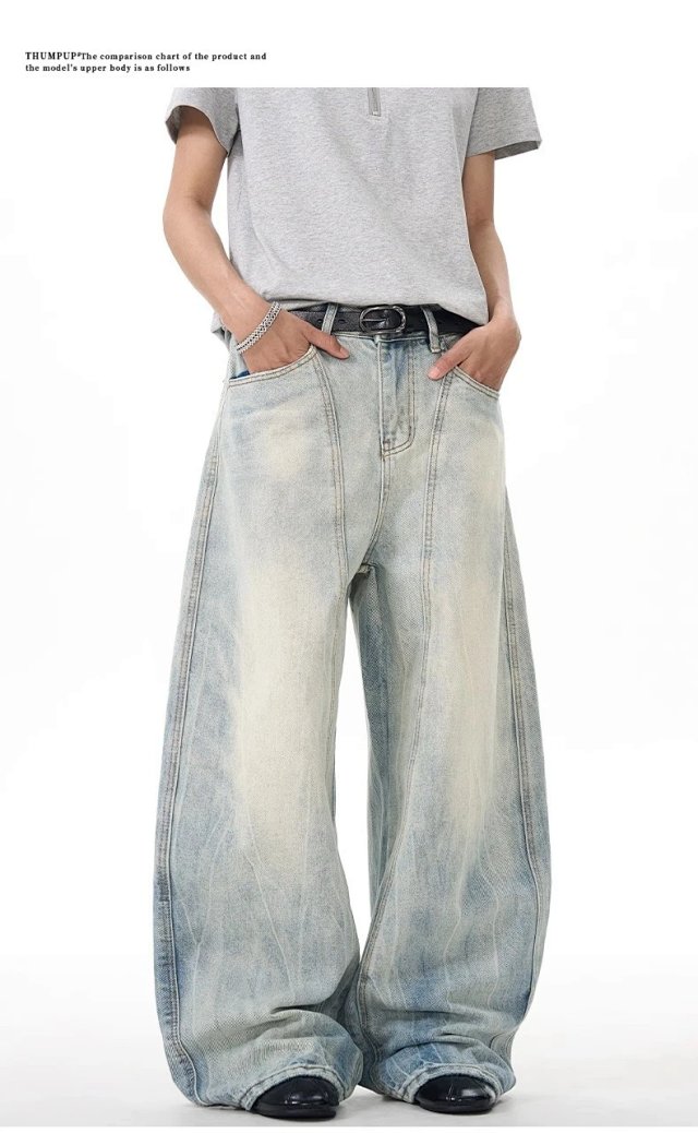 Vintage Deconstructed Baggy Jeans: seller detail photo 10