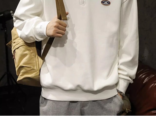 Half Zip Polo Sweatshirt: seller detail photo 9