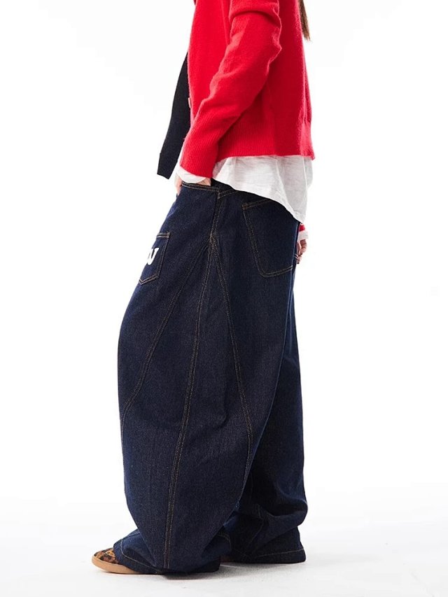 Raw Denim Wide Leg Jeans: seller detail photo 12