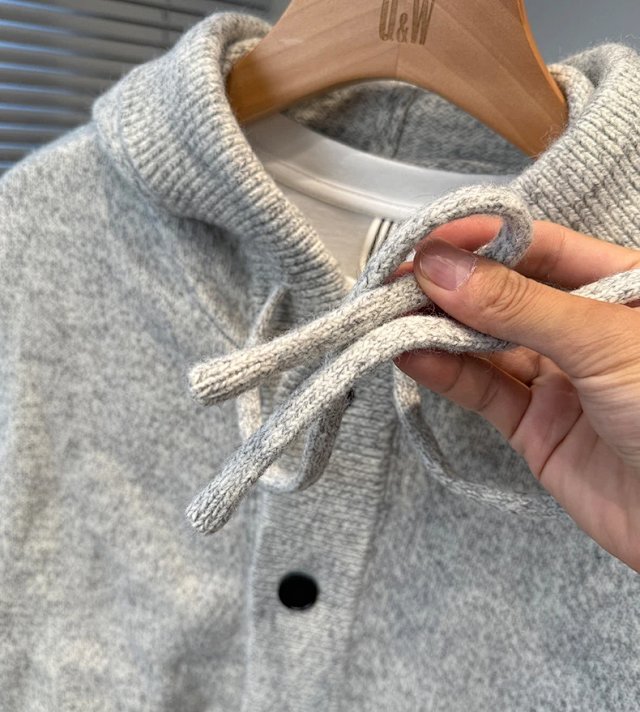 Hooded Knit Cardigan: seller detail photo 6