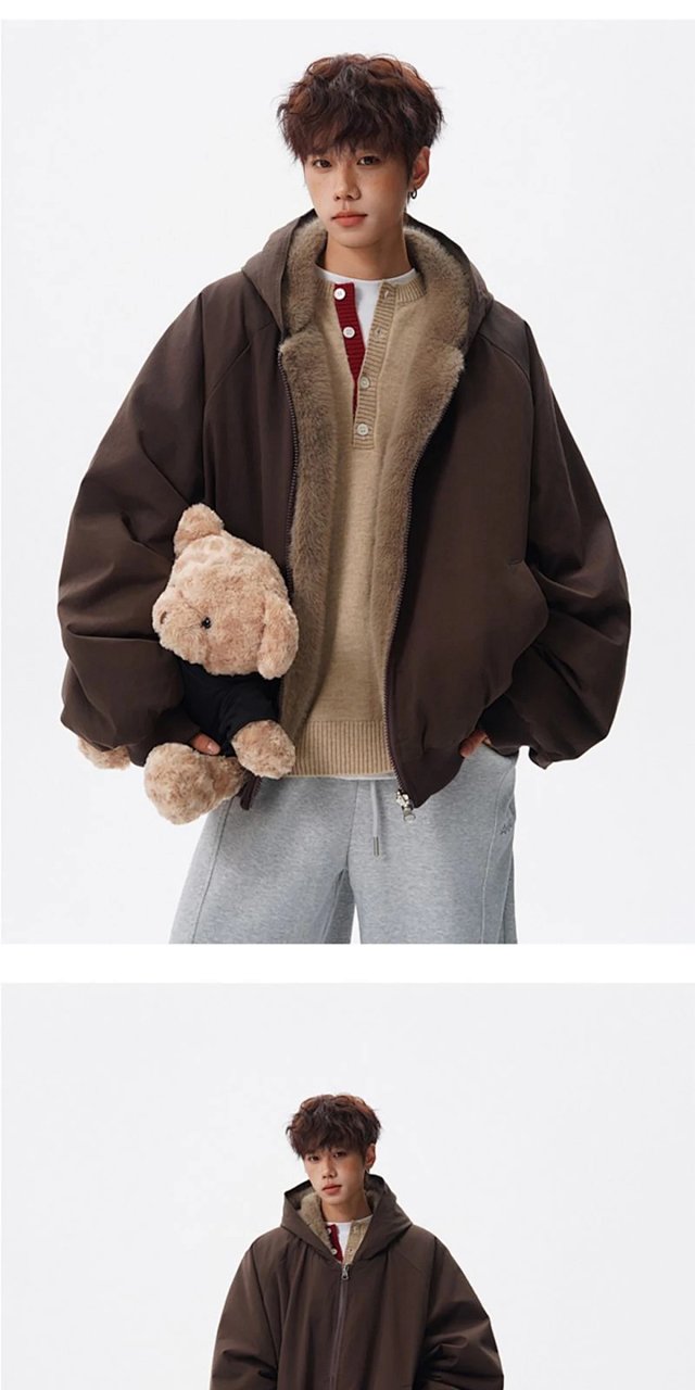 Reversible Sherpa Jacket: seller detail photo 6