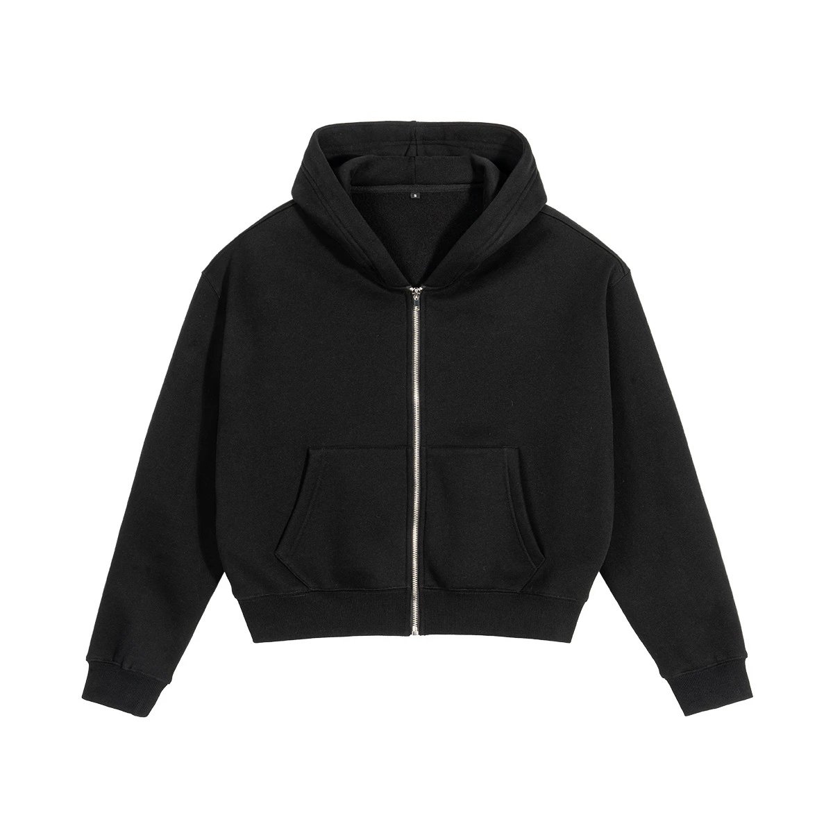 Cropped Zip Hoodie | 2 colorways