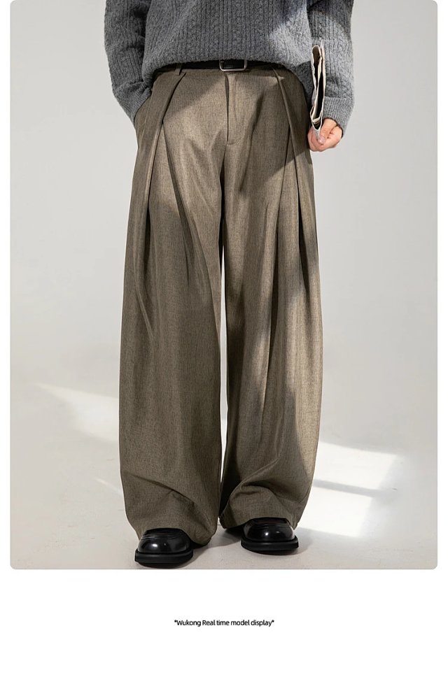 Pleated Wide Leg Trousers: seller detail photo 6