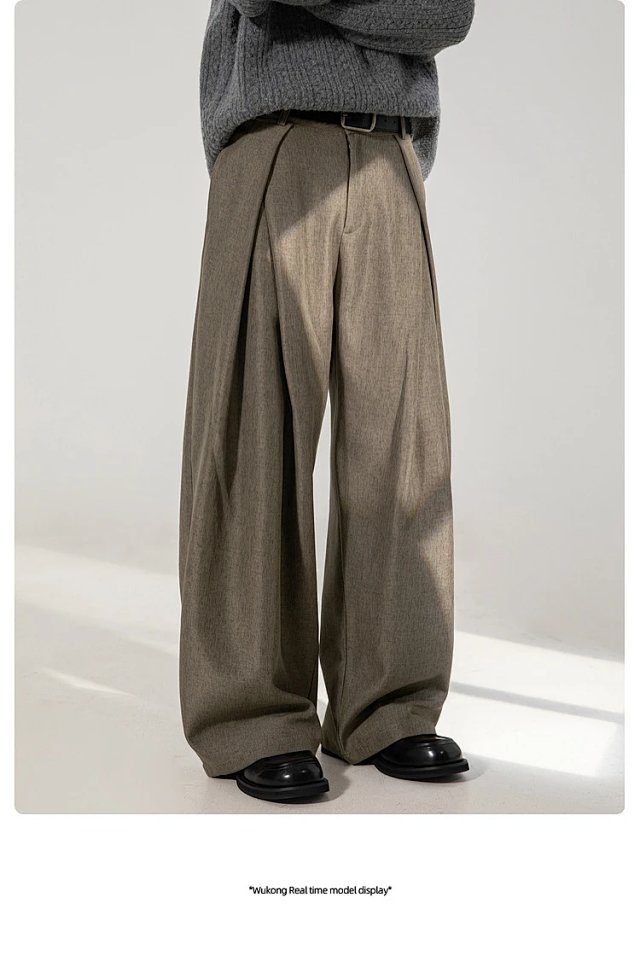 Pleated Wide Leg Trousers: seller detail photo 8