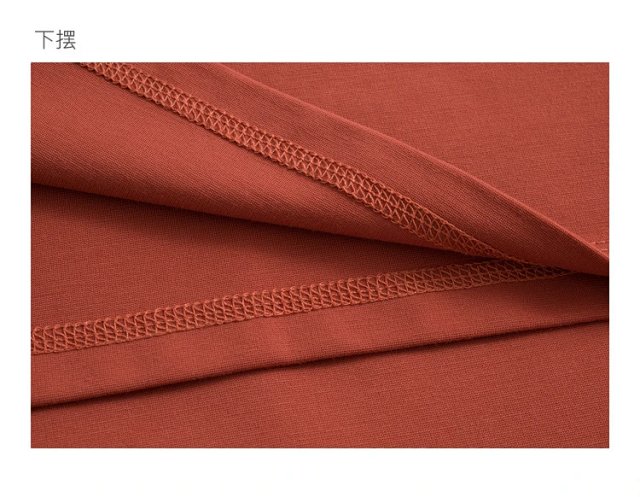 Premium Solid Blend Tee: seller detail photo 6
