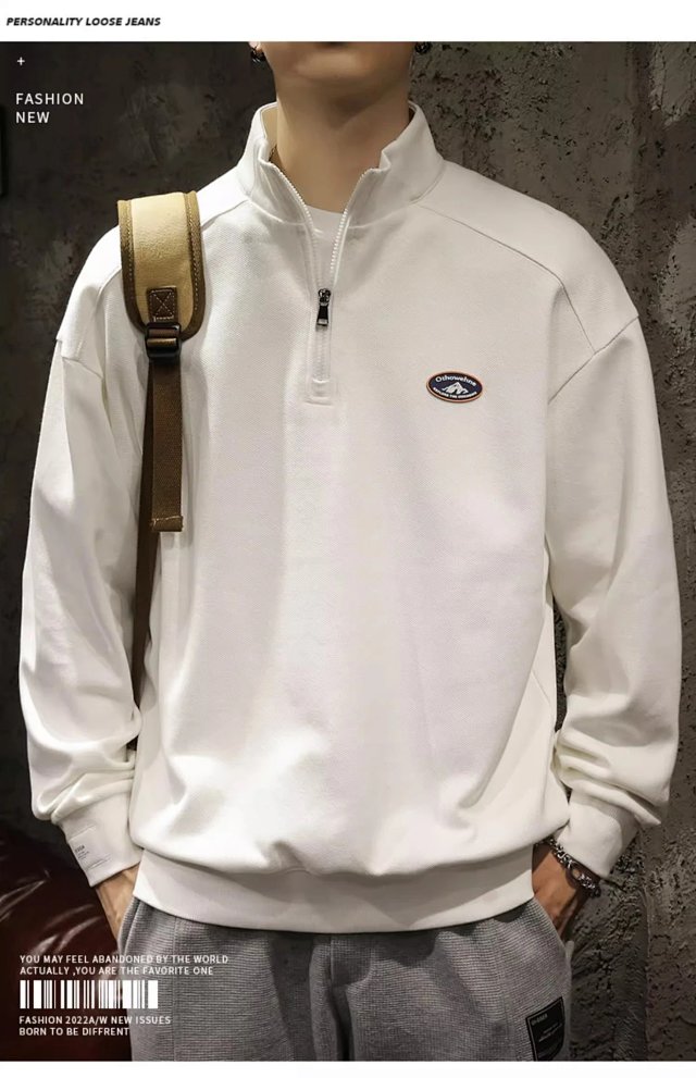 Half Zip Polo Sweatshirt: seller detail photo 3