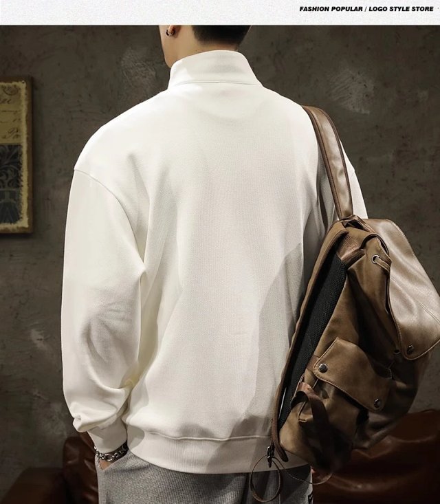 Half Zip Polo Sweatshirt: seller detail photo 11
