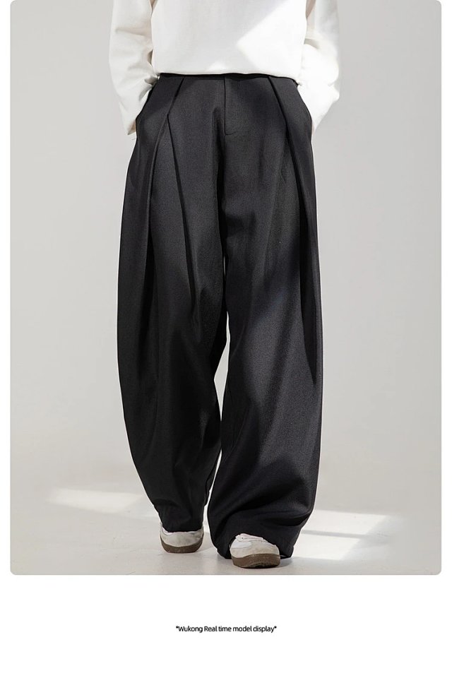 Pleated Wide Leg Trousers: seller detail photo 11