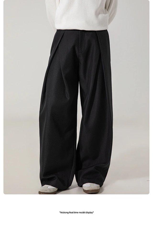 Pleated Wide Leg Trousers: seller detail photo 12