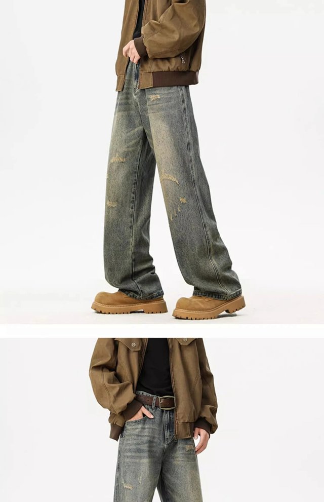 Vintage Distressed Baggy Jeans: seller detail photo 3