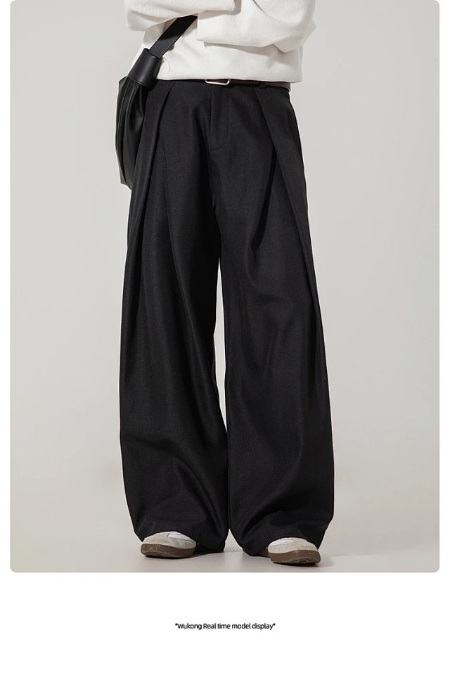 Pleated Wide Leg Trousers: seller detail photo 13