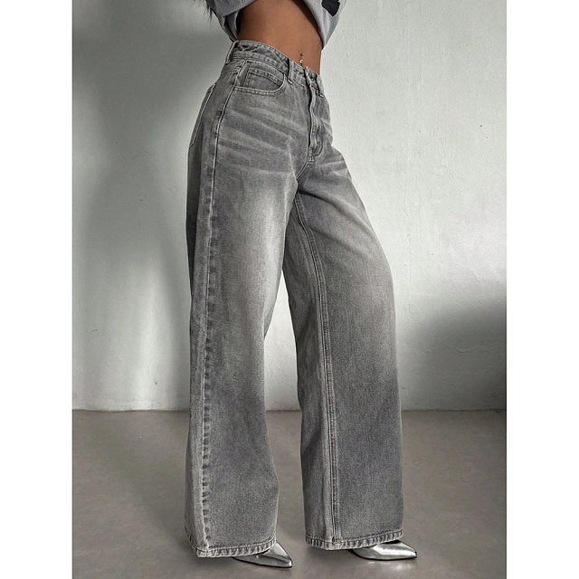 Women's High Waist Wide Leg Jeans: seller detail photo 8