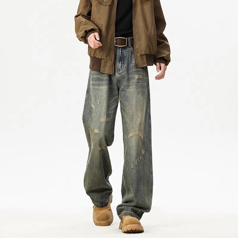 Vintage Distressed Baggy Jeans | 2 colorways