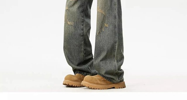 Vintage Distressed Baggy Jeans: seller detail photo 2