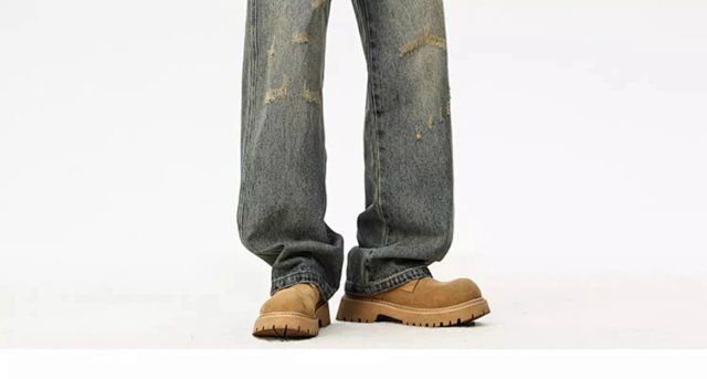 Vintage Distressed Baggy Jeans: seller detail photo 4