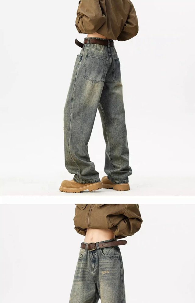 Vintage Distressed Baggy Jeans: seller detail photo 5