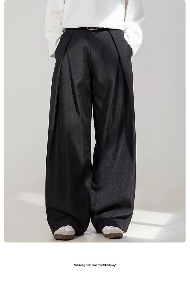 Pleated Wide Leg Trousers: seller detail photo 9