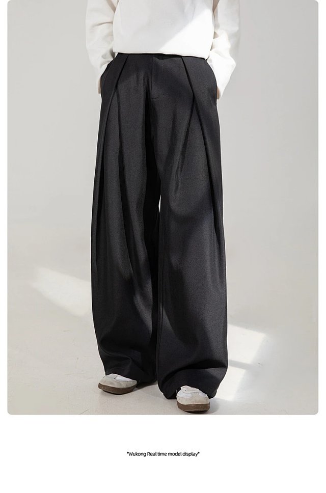 Pleated Wide Leg Trousers: seller detail photo 10