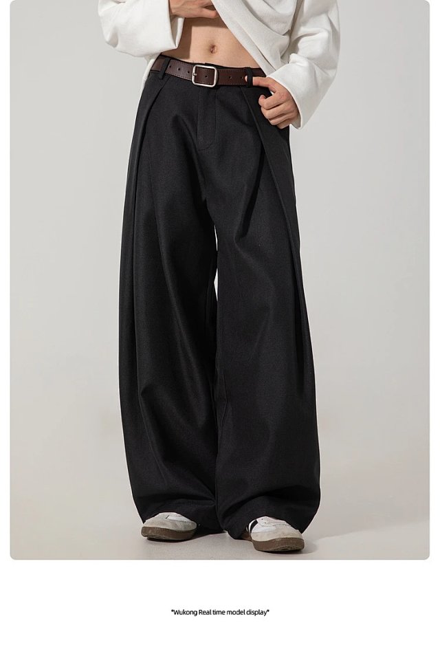 Pleated Wide Leg Trousers: seller detail photo 14