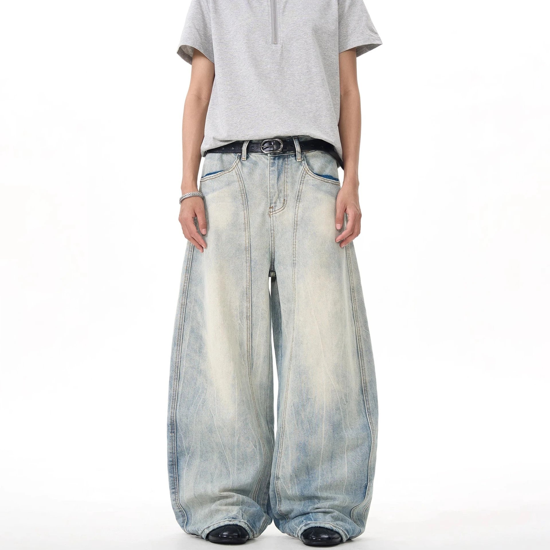 Vintage Deconstructed Baggy Jeans | 1 colorways