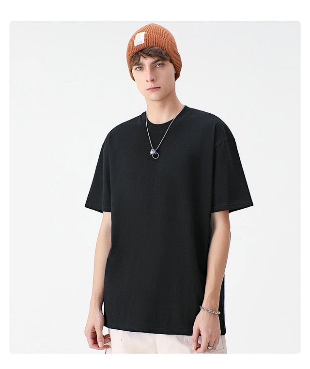 250G Heavyweight Combed Cotton Tee: seller detail photo 13