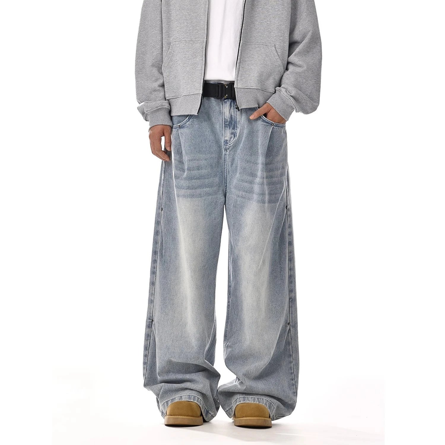 Vintage Wash Wide Leg Jeans | 1 colorways