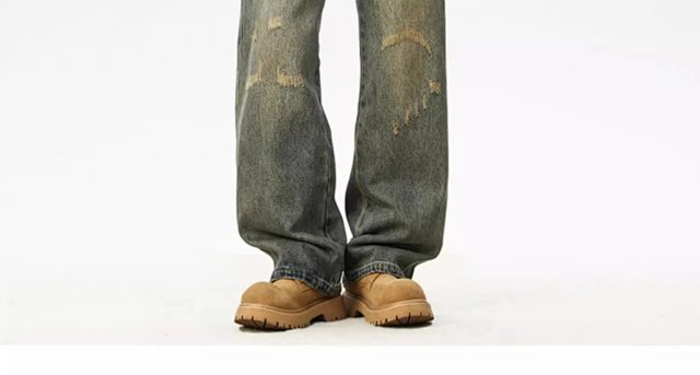 Vintage Distressed Baggy Jeans: seller detail photo 10
