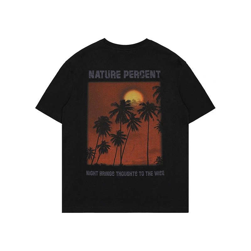 Sunset Graphic Oversized Tee | 1 colorways