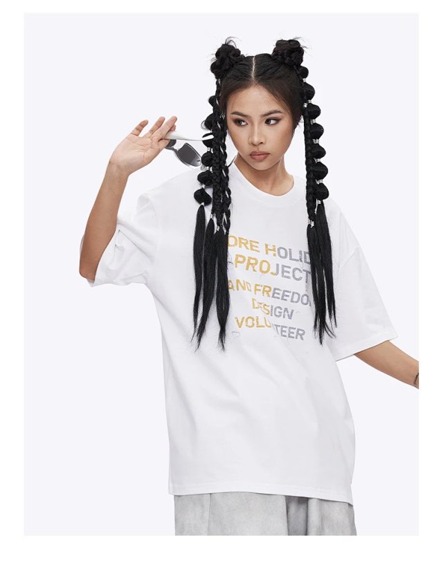 Two Tone Graphic Tee: seller detail photo 10