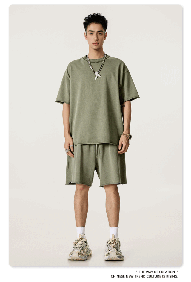 Heavyweight Tee & Shorts Set: seller detail photo 12