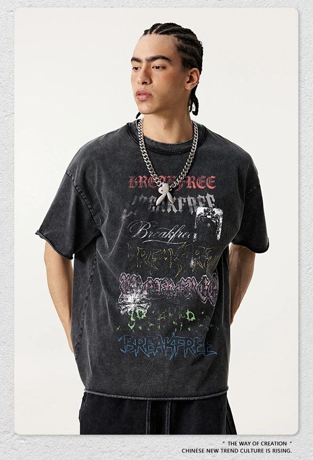 Vintage Washed Graphic Tee: seller detail photo 8