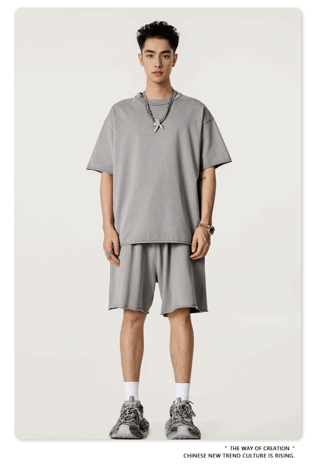 Heavyweight Tee & Shorts Set: seller detail photo 6