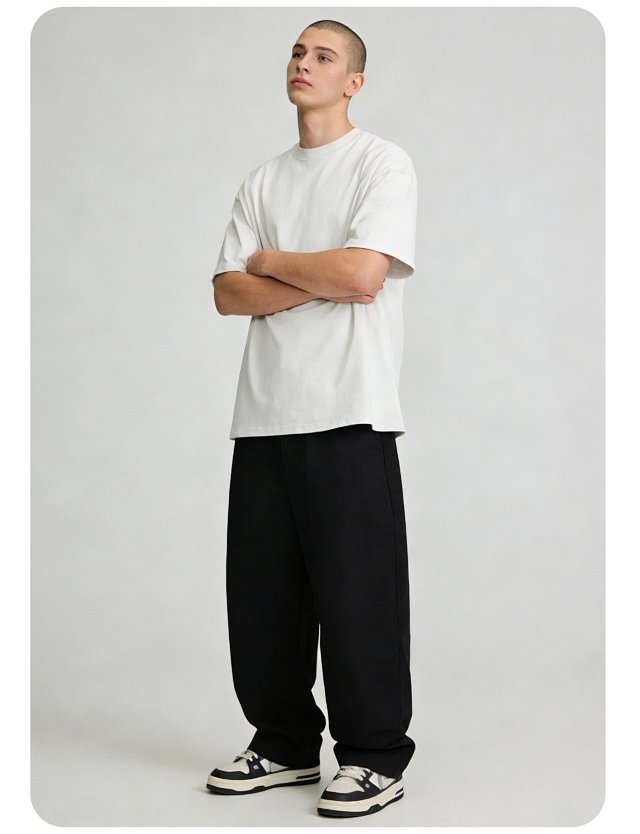 280G Heavyweight Cotton Tee: seller detail photo 3