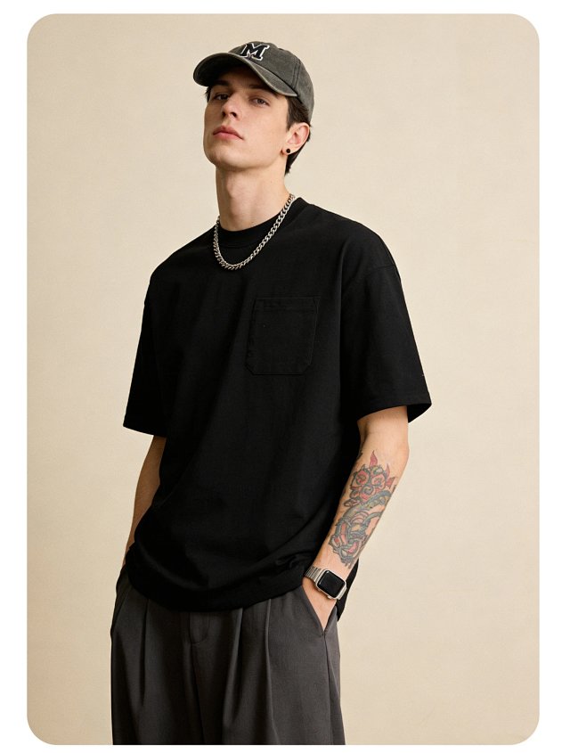 280G Heavyweight Cotton Tee: seller detail photo 6