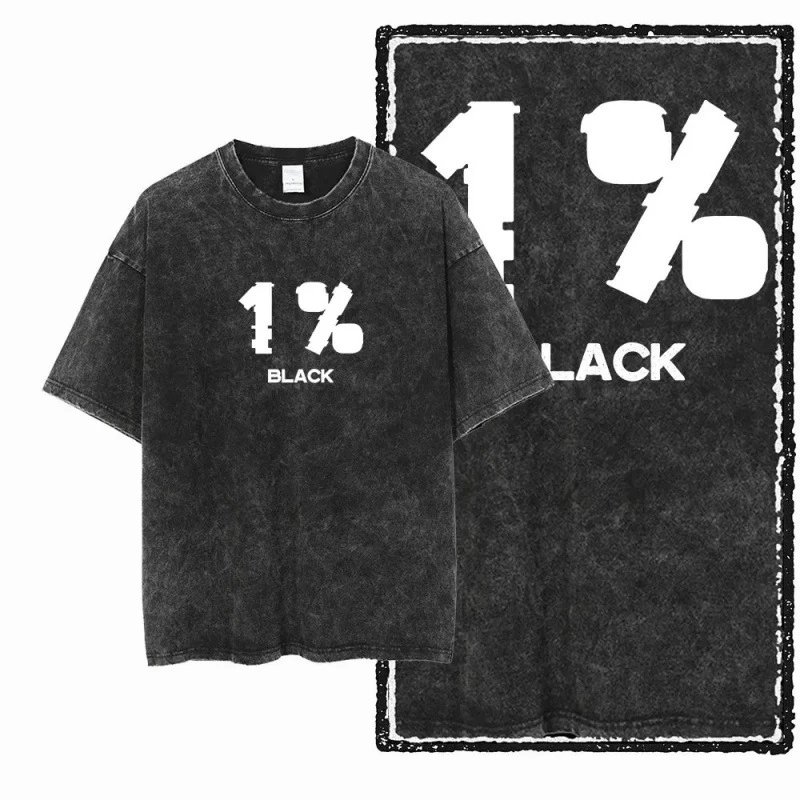 Acid Wash Cotton Tee | 14 colorways