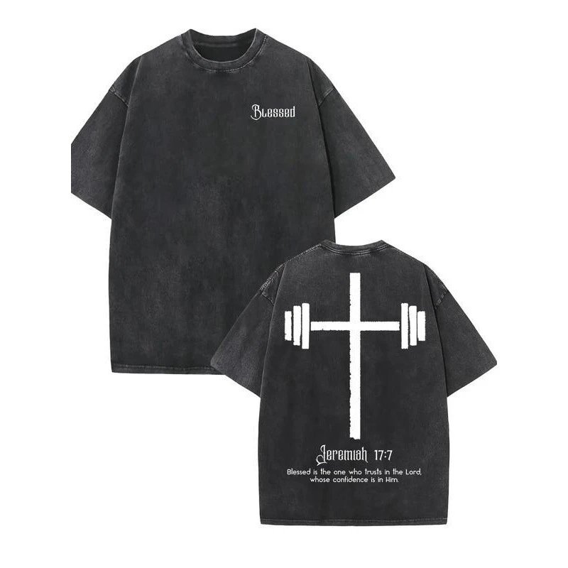 Blessed Washed Cotton Tee | 1 colorways
