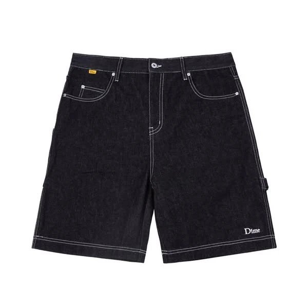 Utility Denim Shorts