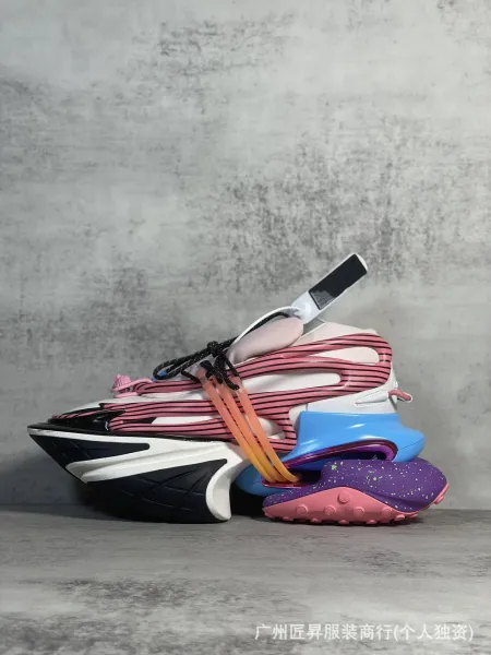 Balenciaga Triple S Pink Chunky Sneakers - 8