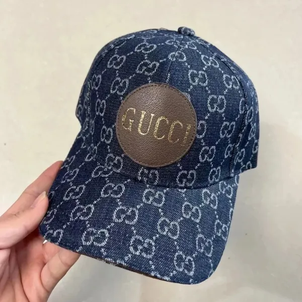 Gucci GG Monogram Baseball Cap Black - 12